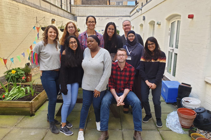 Part of the Diversity and Inclusion working group in MSF UK. Photo by Sandy McKee.