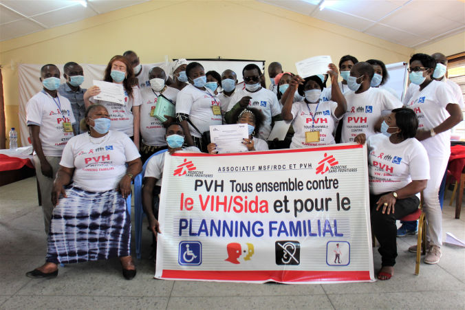 Picture from hiv and family planning training.