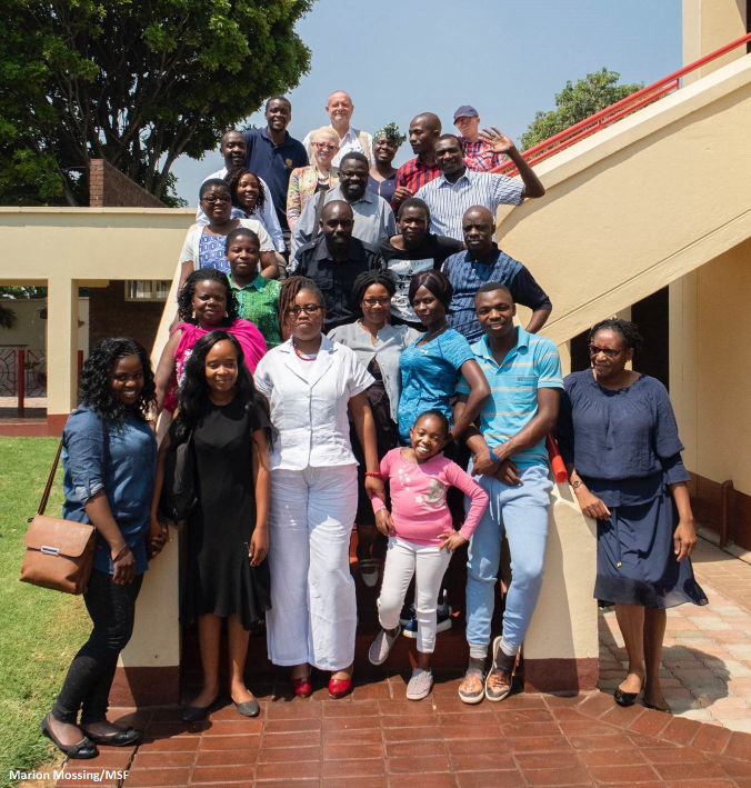 Participants à la formation de formateurs,  projet MSF (OCB) de santé sexuelle et reproductive pour adolescents à Harare, Zimbabwe.17-18 Septembre 2018. 
